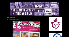 Desktop Screenshot of laziestvegans.com